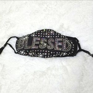 Crystal Designer Blessed Facemask